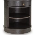 Leighmour - Accent Table - Dark Brown