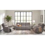 Jackpot - P1 Sofa With Heat Massage - Explore Light Gray - Image 2