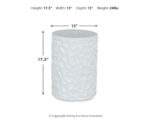 Jungrove - Indoor/Outdoor Stool - White - Image 2