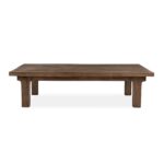 Carmel - Reclaimed Wood Rectangle Coffee Table - Earthy Terra - Image 2
