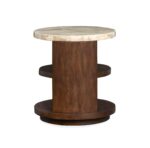 McPherson - Round End Table - Burnt Umber - Image 2