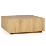 Layne - Square Coffee Table With Casters - Image 2