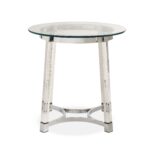 Lucinda - 24.5" End Table - Chrome - Image 2
