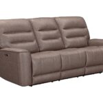Lawson - Power Zero Gravity Triple Recline Sofa With DDT P2 - Sydney Brunette