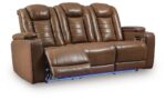 Gruaro - Power Reclining Sofa With Adjustable Headrest - Amber - Image 2