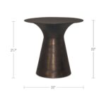Bardo - Outdoor Side Table - Deep Bronze - Image 2