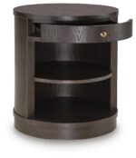 Leighmour - Accent Table - Dark Brown - Image 2