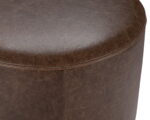 Clair - Leather Round Table - Image 6
