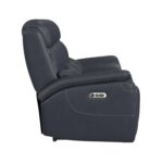 Aruba - Power Motion Sofa With Power Headrest - Pebble Navy - Image 2