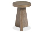 Lansbury - Round Accent End Table - Antique Wheat - Image 2