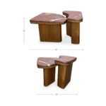 Abi - Nesting Coffee Table - Levante Marble - Image 3