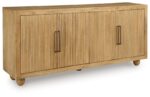 Niam - Accent Cabinet - Light Antique Beige