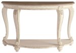 Realyn - Sofa Table - White / Brown - Image 3