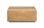 Ripley - Square Cocktail Table With Casters - Rustic Caramel - Image 2