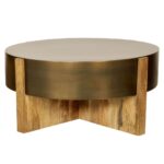 Aspen - 42" Round Cocktail Table With 2 End Tables - Barton Bronze