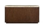 McPherson - Demilune Sofa Table - Burnt Umber - Image 3