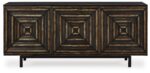 Fair Ridge - Accent Cabinet - Distressed Black - Image 2