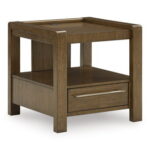 Marxmore - Square End Table - Brown