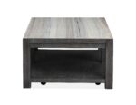 Plum Creek - Rectangular Cocktail Table With Casters - Ravenwood Black - Image 2