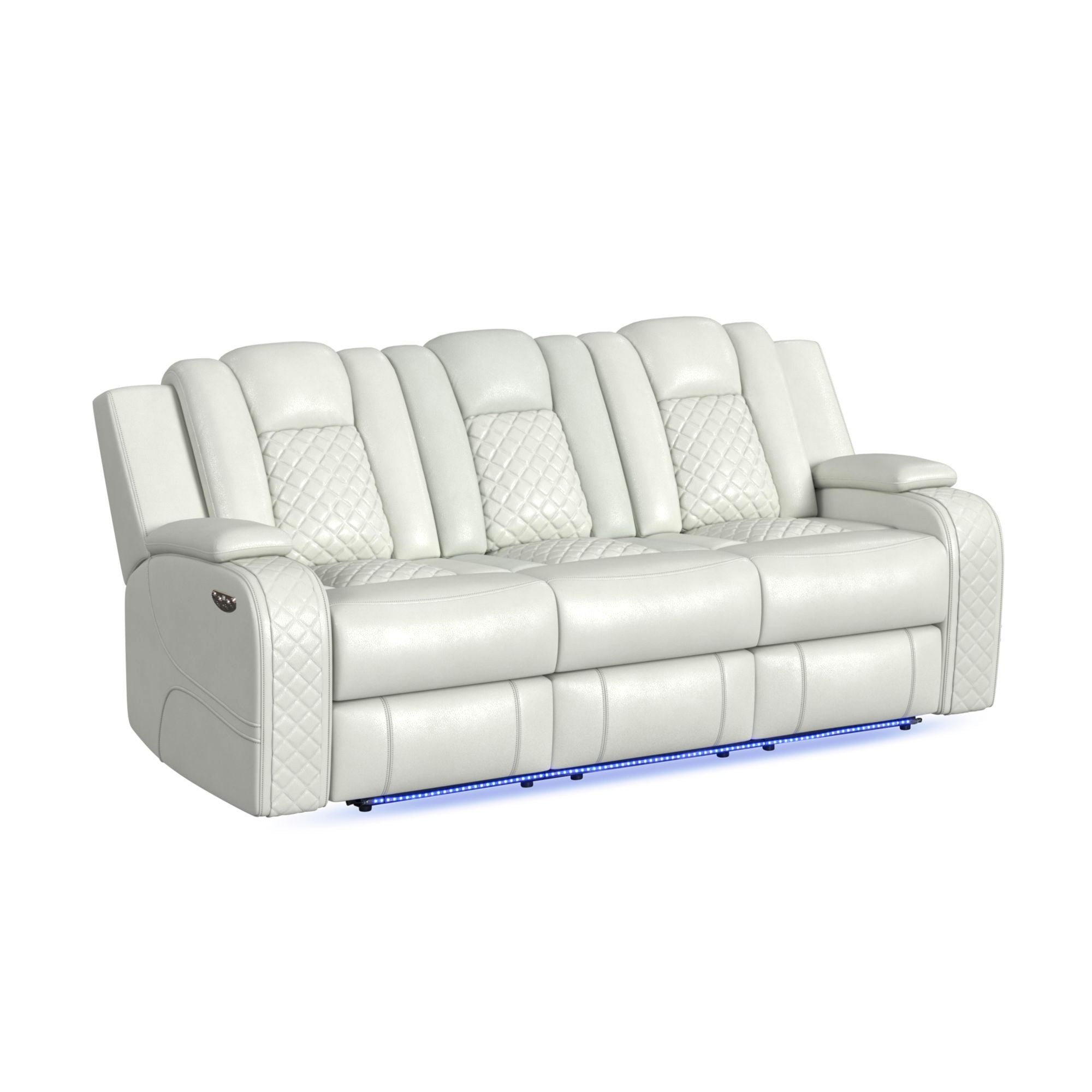 2960d5a7-5749-41a6-a70f-7bc10d9dfe34 Carlo - Power Motion Sofa With Power Headrest, Dropdown Table, Power Strip, LED And Reading Light - Image 1
