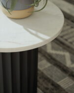 Wainstone - Accent Table - Black / White - Image 2