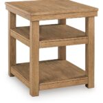 Wittenmyer - Rectangular End Table - Natural / Black