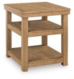 Wittenmyer - Rectangular End Table - Natural / Black