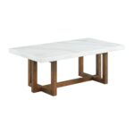 Morris - 2 Piece Occasional Marble Table Set - White - Image 3