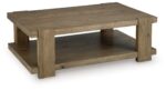 Flangren - Rectangular Cocktail Table - Light Brown - Image 2
