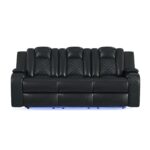 Carlo - Power Motion Sofa With Power Headrest, Dropdown Table, Power Strip, LED And Reading Light - Image 3