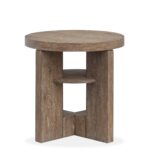 Cypress - Round End Table - Spiced Brown - Image 2