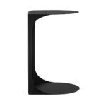 Cote - 16" Metal Accent Table - Black - Image 3