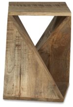 Zalemont - Accent Table - Distressed Brown - Image 3
