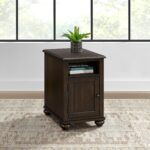 Wagner - Chairside Table With USB - Cherry - Image 3