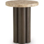 Darimore - Chair Side End Table - Burnished Brown