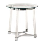 Lucinda - 24.5" End Table - Chrome