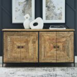 Camney - Accent Cabinet - Brown / Black - Image 2