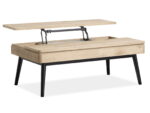 Fletcher - Lift Top Storage Cocktail Table - Driftwood - Image 3