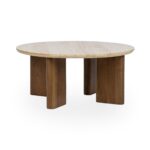 Idella - Travertine Round Table