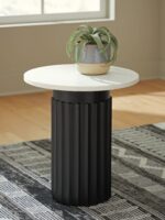 Wainstone - Accent Table - Black / White - Image 3