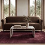 Harmony - Sofa Faux Mohair - Dark Brown - Image 3