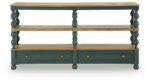 Finnworth - Console Sofa Table - Blue / Brown - Image 3