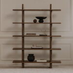 Casey - Large Standard Bookcase - Dark Brown - Image 2
