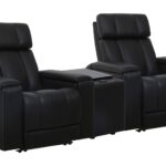 Phoenix - Zero Gravity Power 2 Seat Home Theater Seating With Wedge And Immersive Audio