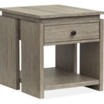 Conrad - Rectangular End Table - Stone Harbor Gray