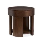 Holloway - Oval End Table - Toasted Almond