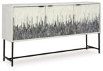Freyton - Accent Cabinet - White / Gray