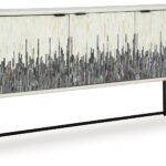 Freyton - Accent Cabinet - White / Gray