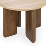 Idella - Travertine Round Table - Image 5