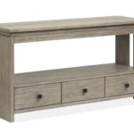 Conrad - Rectangular Sofa Table - Stone Harbor Gray